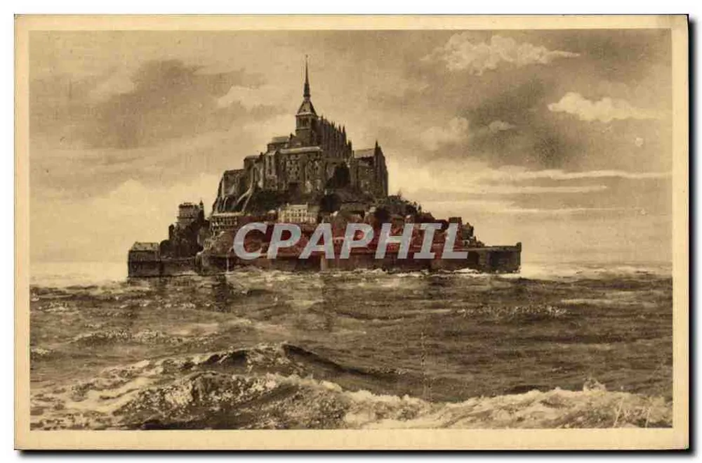 Mont Saint-Michel — Der Berg während des Frühjahrsäquinoktiums — Les Éditions d'Art Vitré, Fougères - Vorderseite