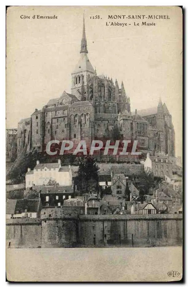Mont-Saint-Michel — A Abadia - O Museu — Côte d'Emeraude, n°1258 - Frente