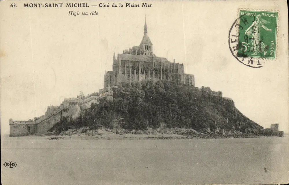 MONT-SAINT-MICHEL — Seite der offenen See — Verleger E.P.D. n°63 - Vorderseite