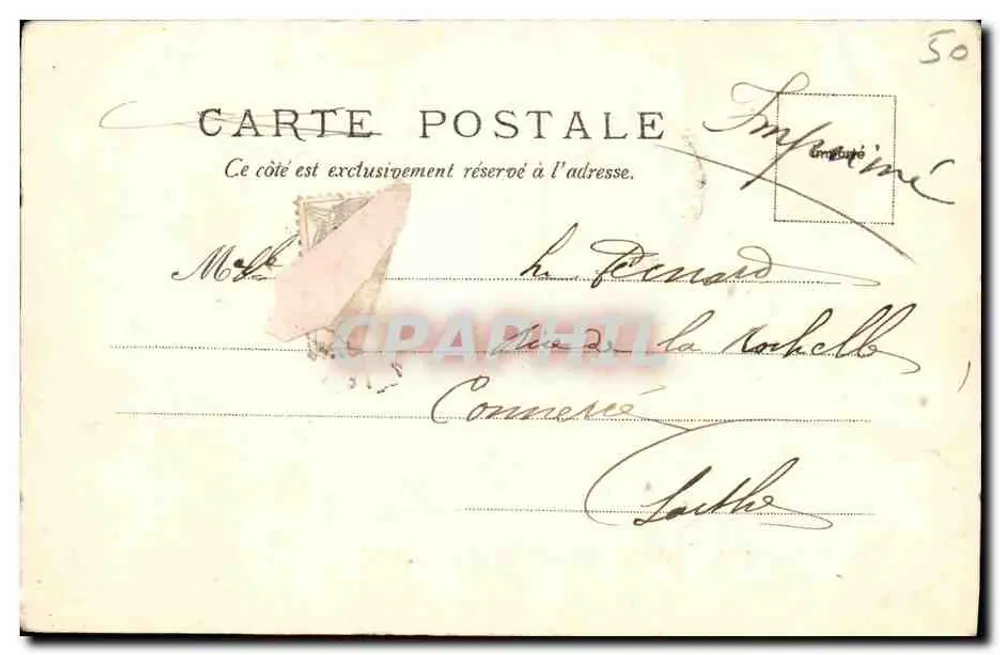 Mont Saint-Michel. Abtei. Der Promenoir XII. Jahrhundert — V.P. Nr. 148 - Rückseite