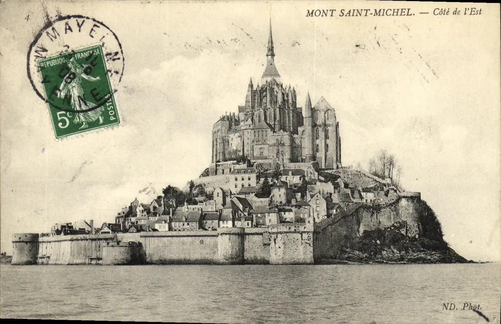 Mont Saint-Michel — Côté de l'Est — ND. Phot. - Recto