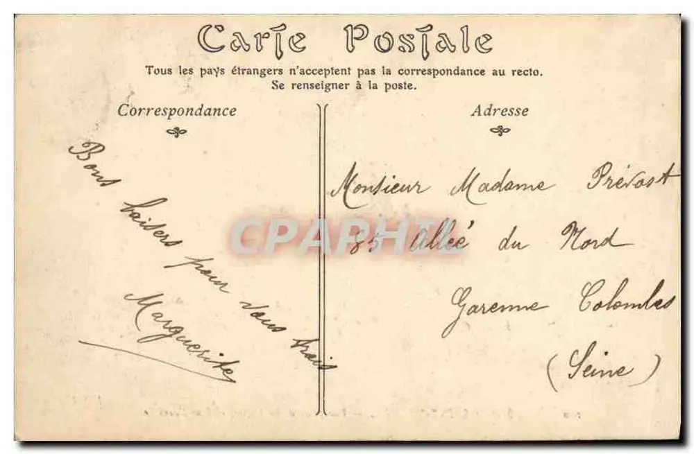 Mont-Saint-Michel — Ansicht vom Deich, Seite der Ankunft — Verlag Edo - Rückseite