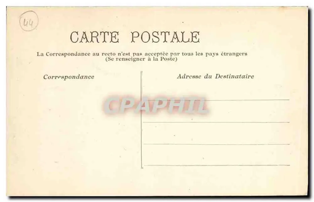 Nantes — Interior do Museu Dobrée — editor NANTES 70 - Verso