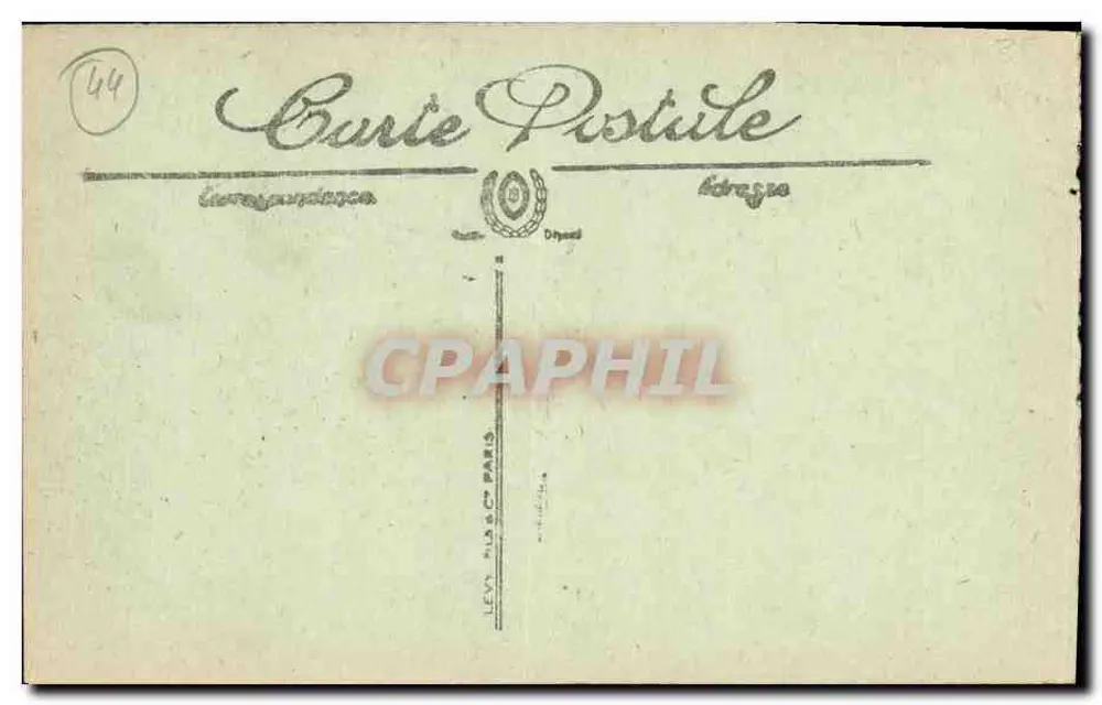 NANTES — La Préfecture — LL. — N° 58 - Verso