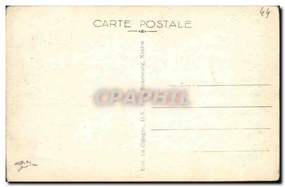 NANTES — Le Château — Les Trois Tours — éditeur NANTES — n° 484 - Rückseite