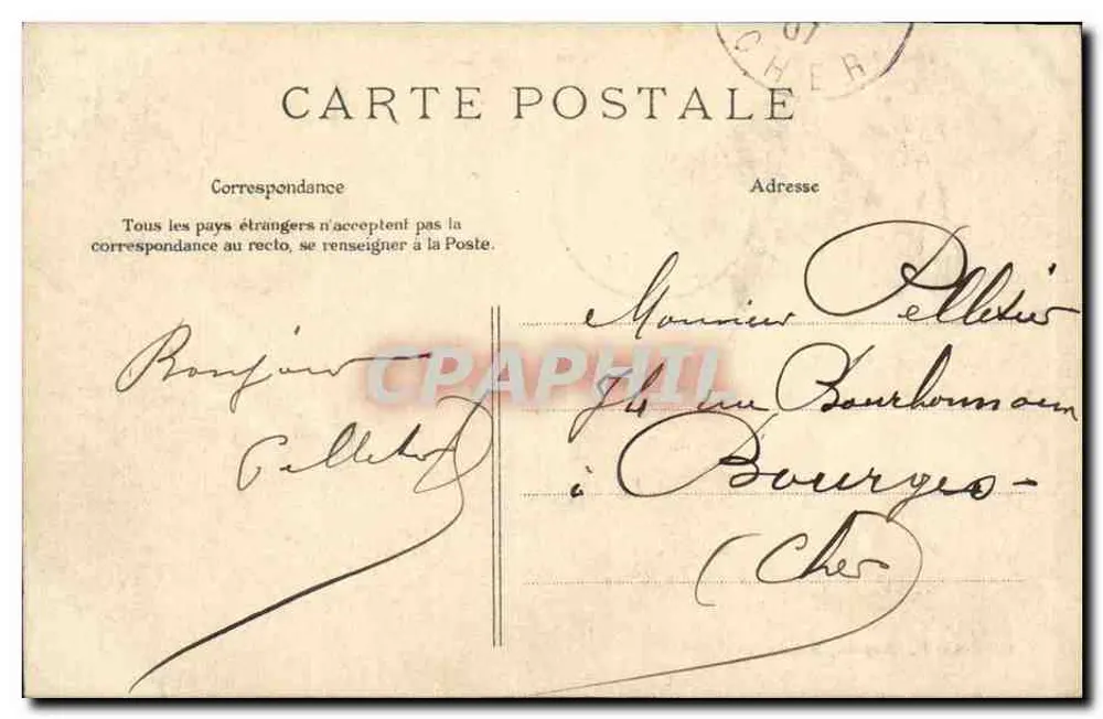 NANTES — O Cours Saint-André — E. L. D. - Verso