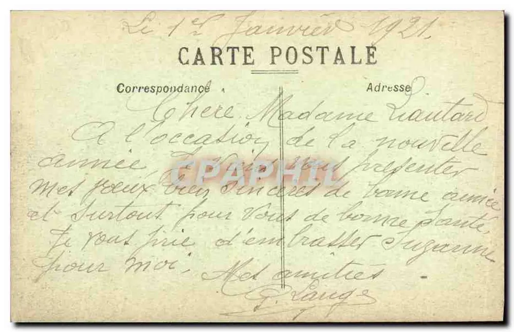 Chauny (Aisne) — Place de la Gare — Ruinen nach Zerstörung — Verlag Batilice - Jathy, Nr. 33 - Rückseite