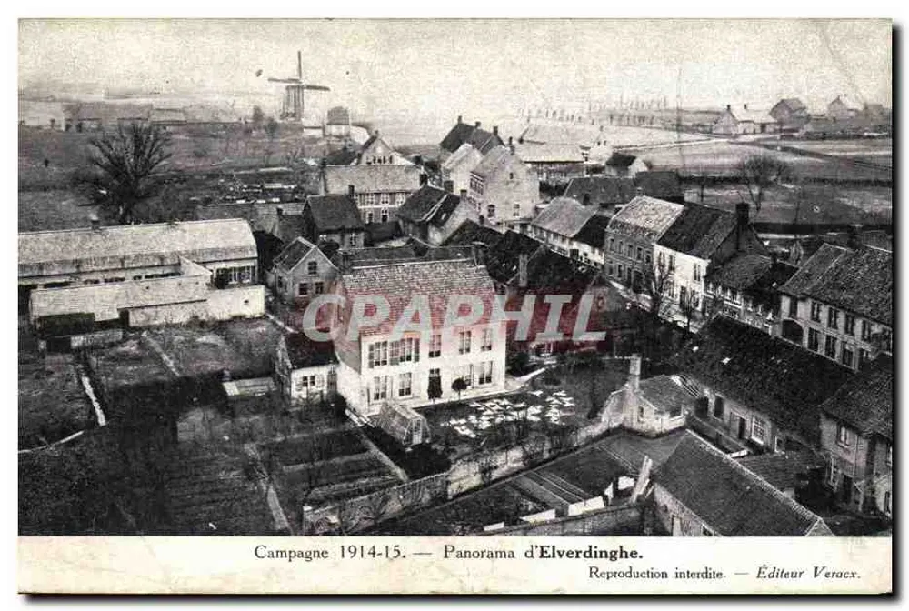 Elverdinghe — Panorama — Editore Veracx - Recto