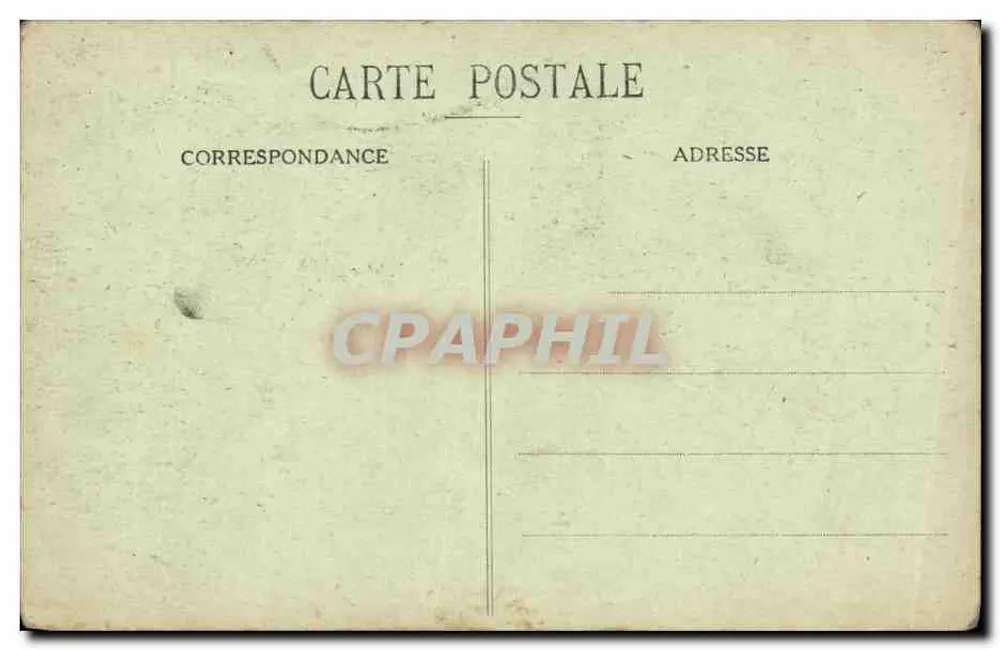 Igreja de Mousson — ruínas após a guerra 1914-1918 — Librairie Journeaux, Frouzelle, Poit & Moussen - Verso