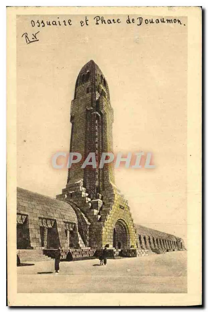 Ossuaire et Phare de Douaumont — éditeur R.N. n° 1820 - Vorderseite
