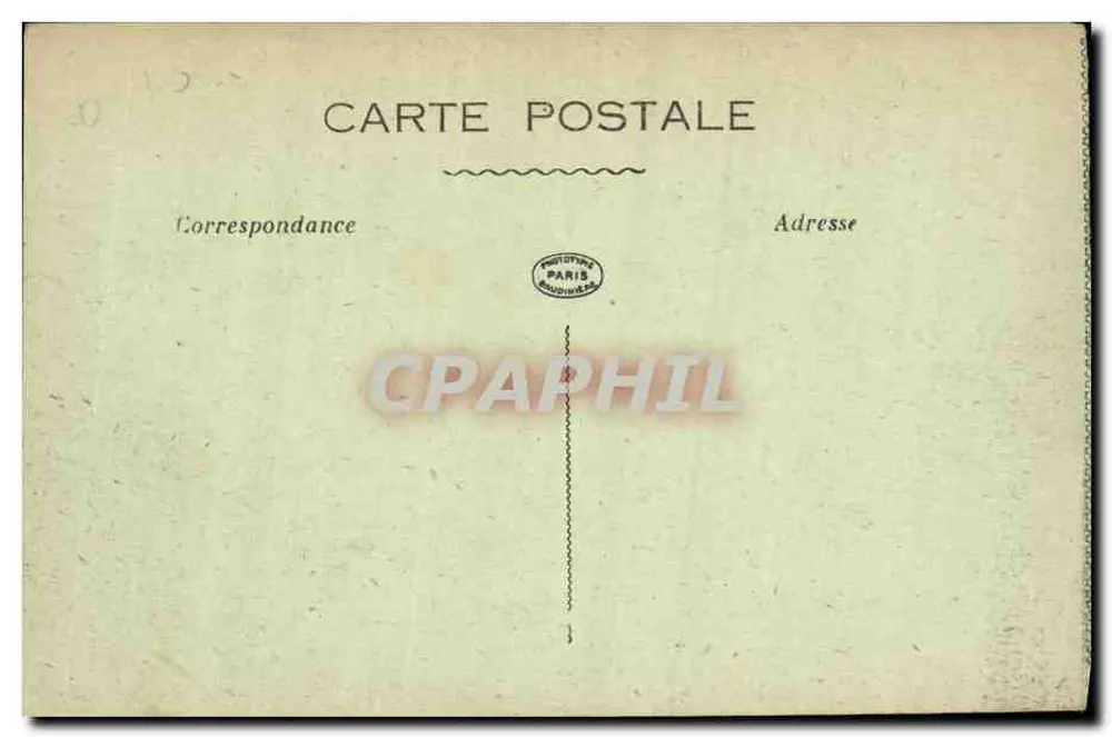 Ruinen von MONTDIDIER — Rue de Noyon — Verlag Phototype Paris - Rückseite