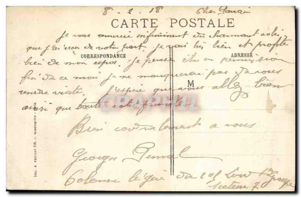Hériménil (M.-&-M.) — Nach dem furchtbaren Bombardement — J. Courcier, 8, rue Simon-le-Franc, Paris - Rückseite