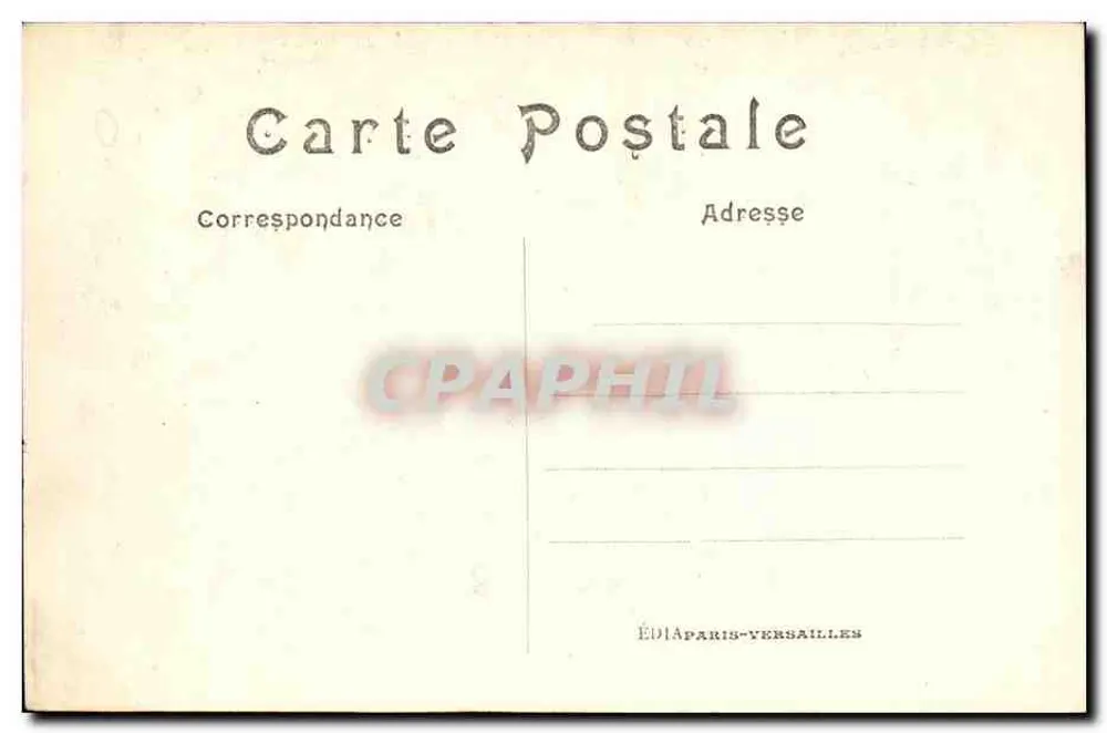 Ruínas de Termonde — Devastação causada pelos Huns modernos — Edição Paris-Versailles - Verso