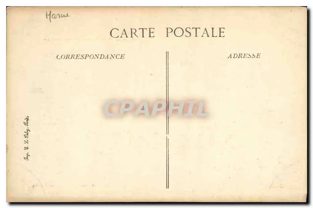 Revigny — Igreja destruída após a Batalha da Marne — Ed. A. Gaubier, Saint-Dizier - Verso