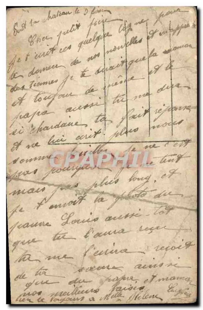 Kinder, die Blumen einem General überreichen — Straßenszene — Verlag J.K. n° 9463 - Rückseite