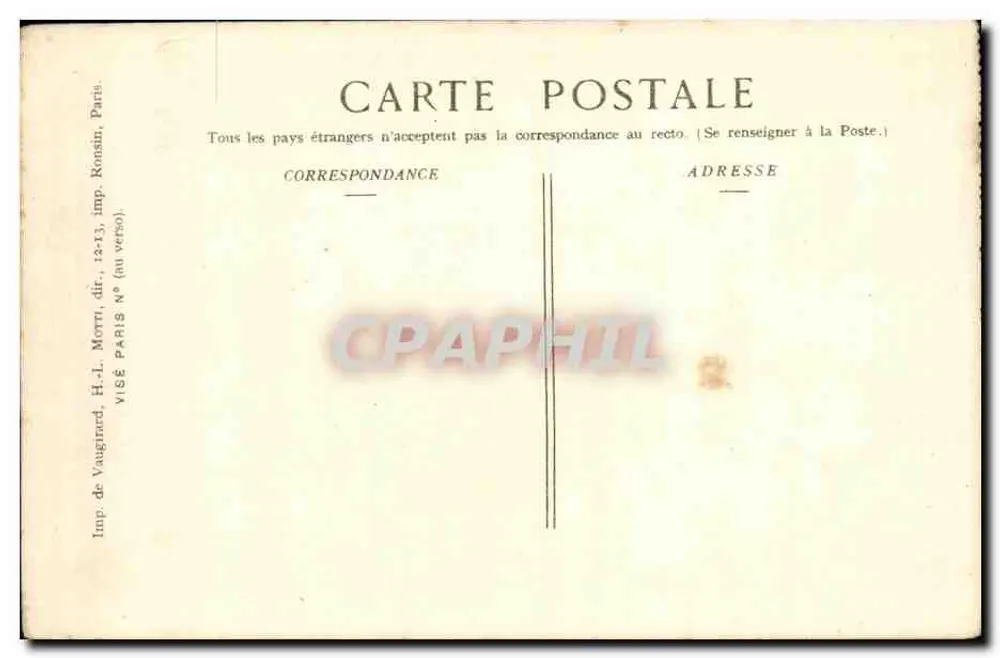 SOMMESOUS — Innenansicht der Kirche nach dem Krieg 1944-45 — Ed. Pays de France - Rückseite