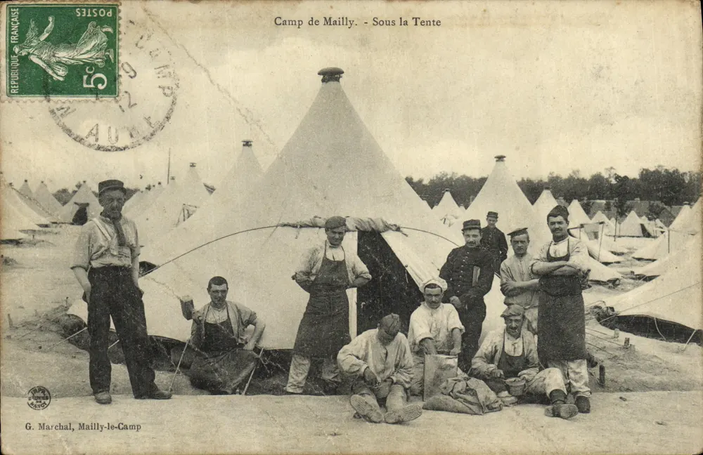 Camp de Mailly - Sous la Tente — G. Marchal, Mailly-le-Camp - Vorderseite