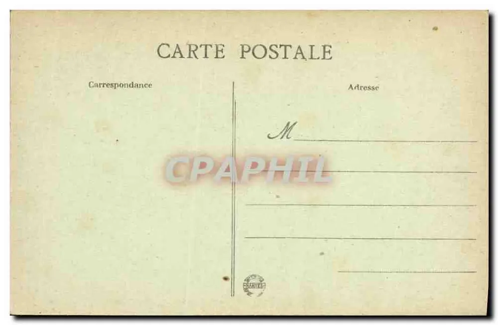 Soissons - Brücke zerstört von den Deutschen — Der Krieg 1914-17 — L. C. H. Paris, Nr. 161 - Rückseite