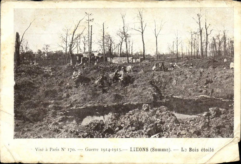 Lihons (Somme) — Le Bois étoilé — Visé à Paris N° 170 - Vorderseite