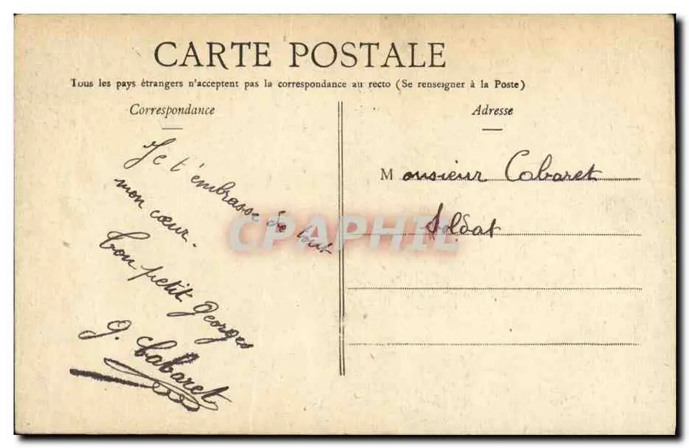 Longwy em ruínas — 1914 — editor Géo. So. n° 80 - Verso