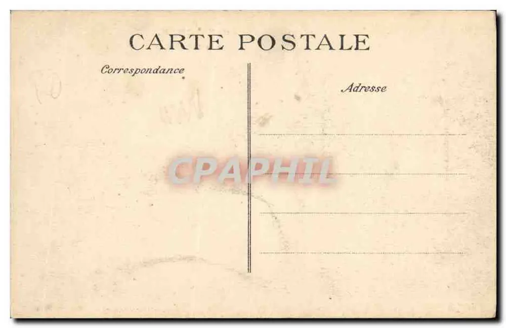Chatillon-sur-Morin — Umgebung von Esternay — Die Hauptstraße brannte am 6. September 1914 - Rückseite