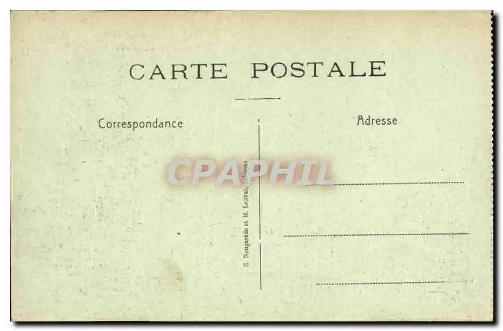 L'Ailette bei Anizy — Ansicht der zerstörten Waldfläche — B. Nougardel et H. Leirat, Suresnes - Rückseite