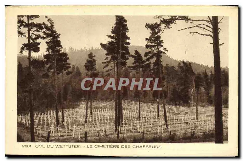 Col du Wettstein — Friedhof der Jäger — Die Schönen Orte Frankreichs - Vorderseite