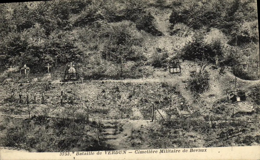 Schlacht von VERDUN — Militärgewölbe von Bevaux — n° 3753 - Vorderseite