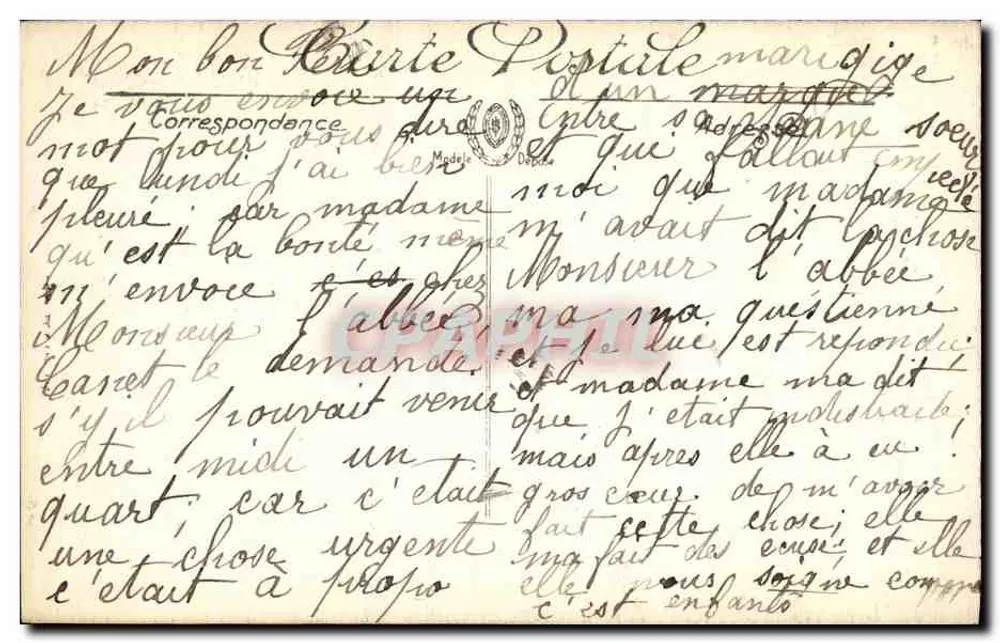 Arras — Ansicht des Rathauses vor dem Bombenangriff — Charles Ledieu, Arras - Rückseite