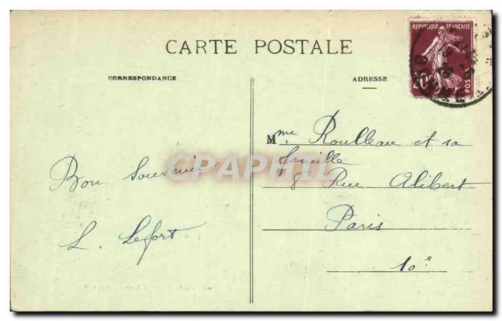 Rouy-le-Petit — Kanalansicht — Mme Malin-David, Verlag in Néaile - Rückseite
