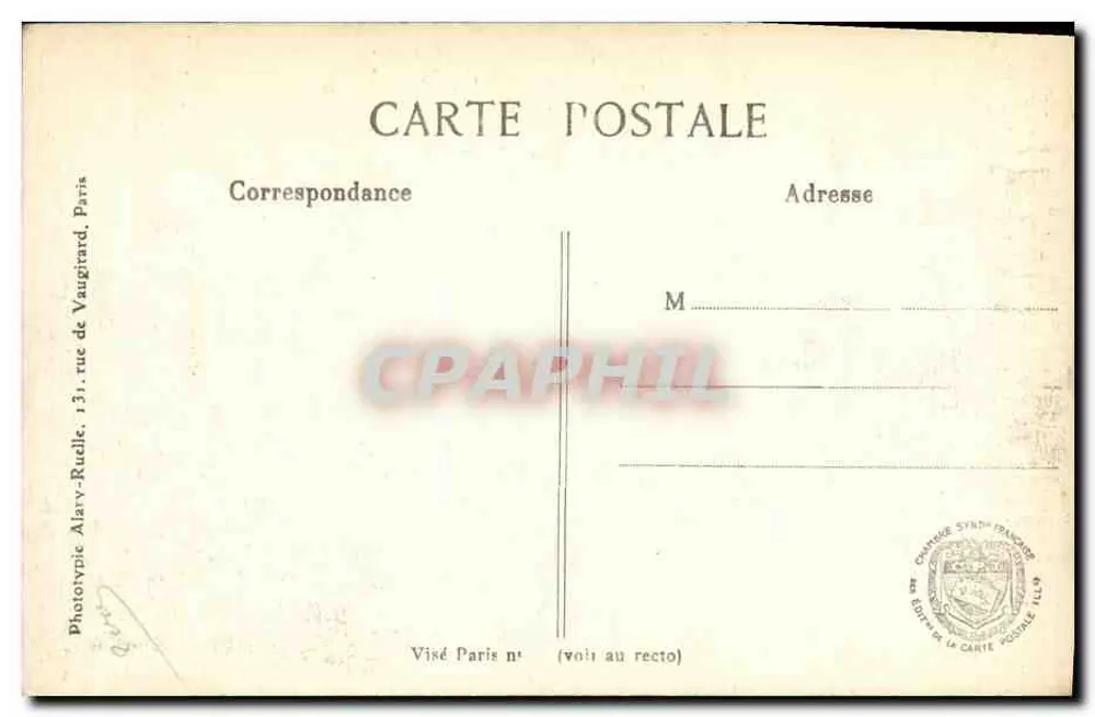 SOUAIN (Marne) — Zerstörter Viertel durch die Deutschen — L.C.H. Paris n°310 - Rückseite