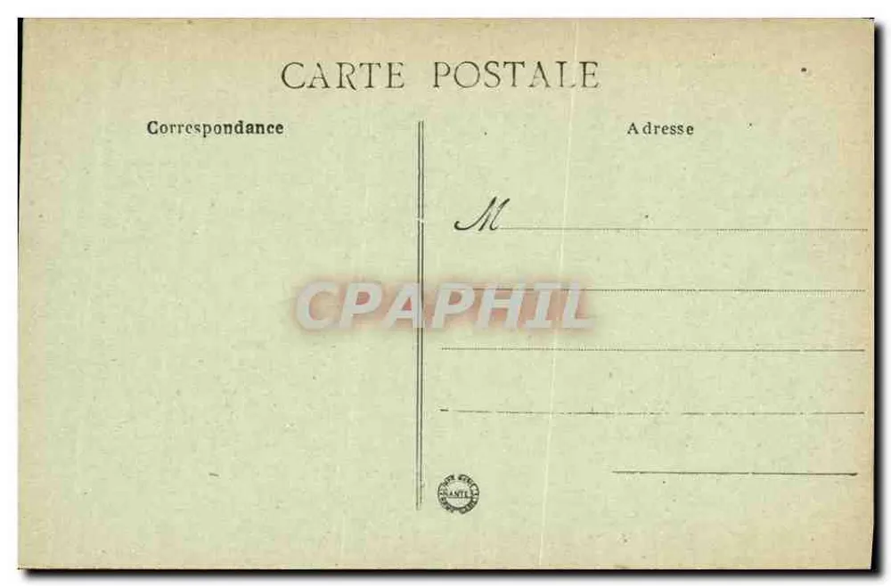 Suippes (Marne) — Die Rathausplatz — Ruinen nach dem Krieg 1914-17 - Rückseite
