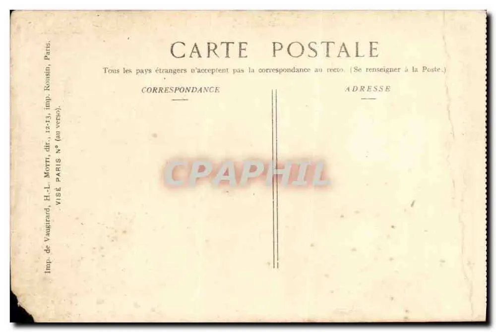 Guerre 1914-15 — LES TRANCHEES. Officier traçant le plan d'une tranchée — Ed. Pays de France - Rückseite