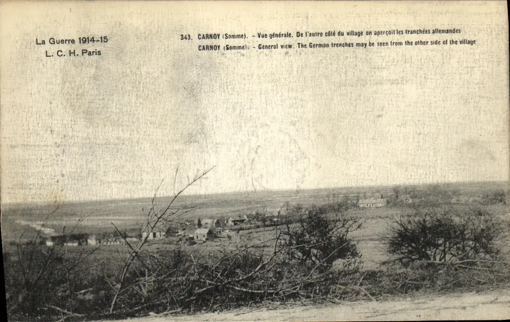 Carnoy (Somme) — Allgemeiner Blick — L.C.H. Paris n°343 - Vorderseite