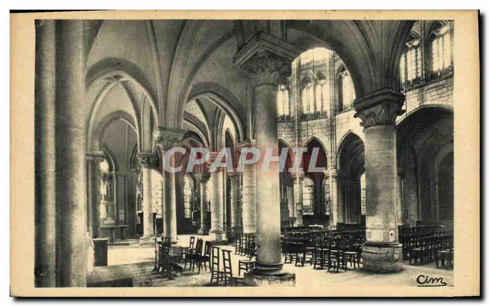 Abadia de St-Denis — A Abside — Héloïse Gravure & Cie, Mâcon - Frente