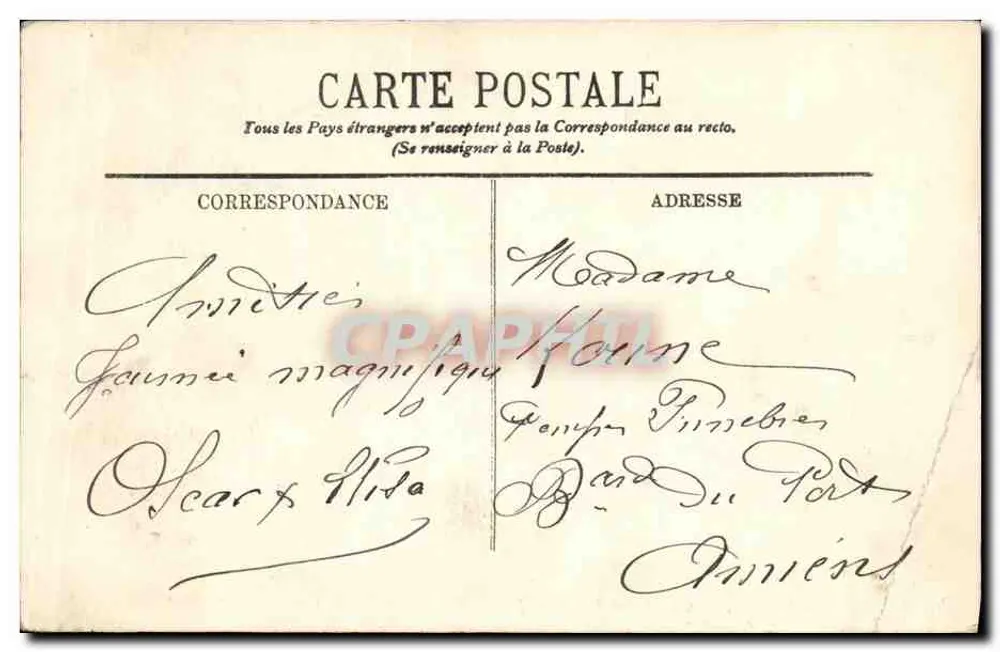 PARIS-PLAGE — Um Abrigo na Floresta — LL. — N° 142 - Verso
