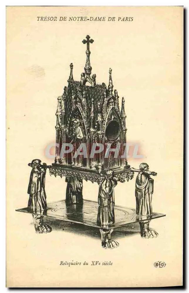 Schatz der Notre-Dame de Paris — Reliquiar des 15. Jahrhunderts — Verlag B.P.D. - Vorderseite