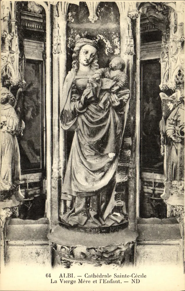 Albi — Kathedrale Sainte-Cécile — Die Jungfrau und das Kind - Vorderseite