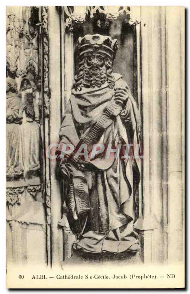 Albi — Catedral de Santa Cecília. Jacó (Profeta) — ND - Frente