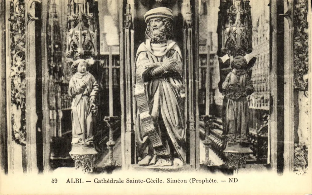 Albi — Catedral de Santa Cecília — Siméon (Profeta) — ND - Frente