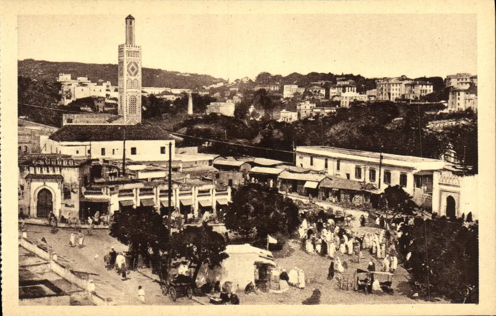 Tanger — Der Große Sokko, die Mendoubia und der Marshan — Lebrun Frères in Tanger - Vorderseite