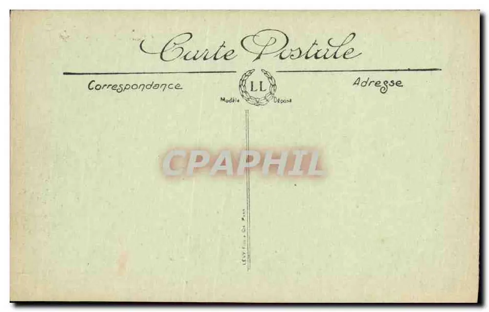 Place Mazel, zerstörte Häuser — Verdun — Vise Paris n° 819 - Rückseite