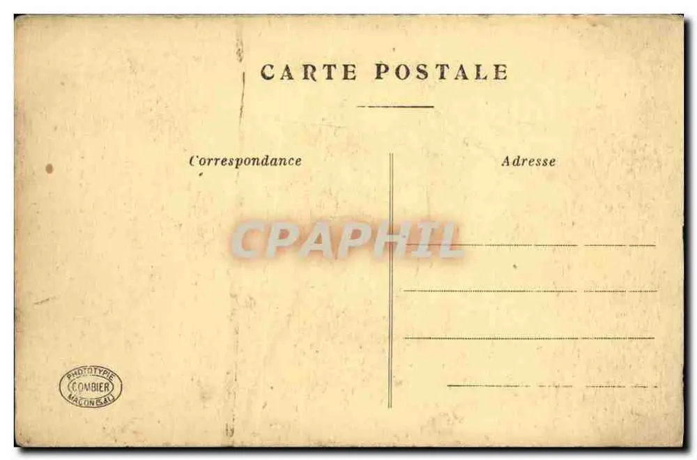 Verdun — Ruines — Quartier de la Porte Chaussée — éditeur Combier - Rückseite