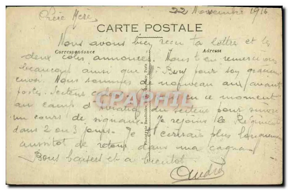 Verdun — Bombardeio 1914-16 — Ruínas em uma Rua — Fot. Express Vise 1157 - Verso