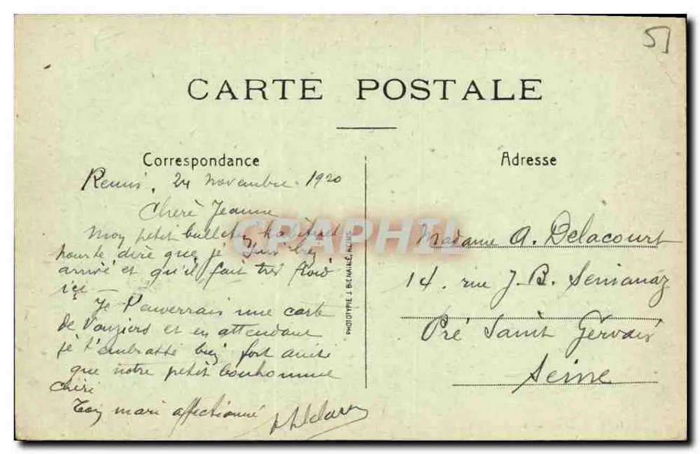 Reims en ruines — Rue de Neufbâtel (Neufbâtel Street) — éditeur : Chard, édit., Reims - Verso