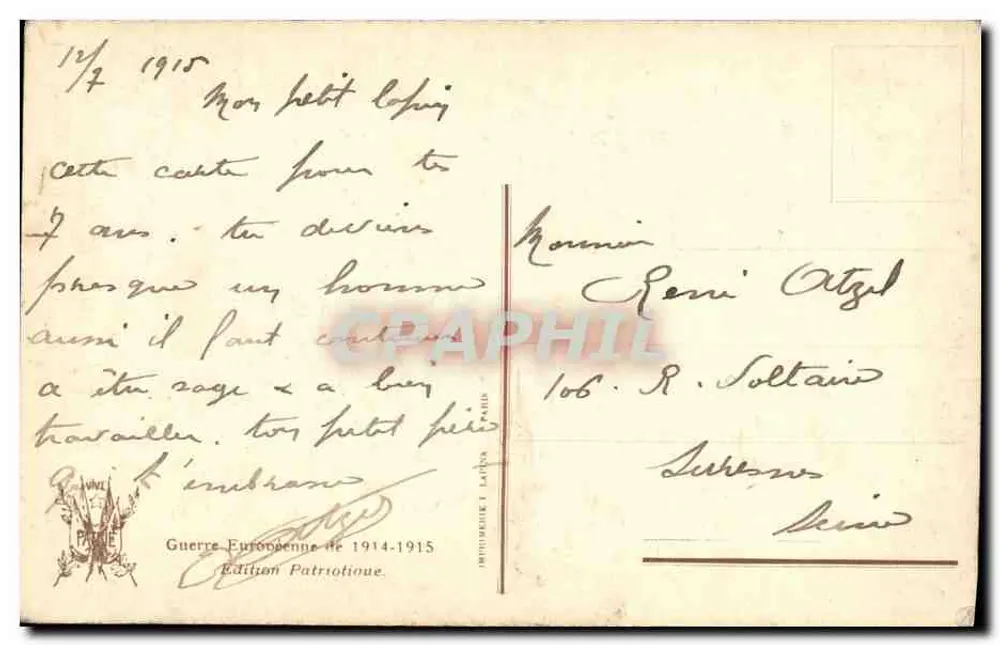 Irmãos de Armas — Aliados até o fim — I.M.L. n°2199 - Verso