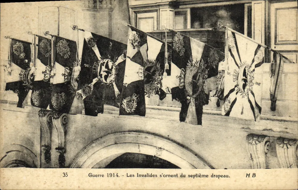 르 라발리드 — 1914년 전쟁을 위한 장식 — H B n°35 - 앞면