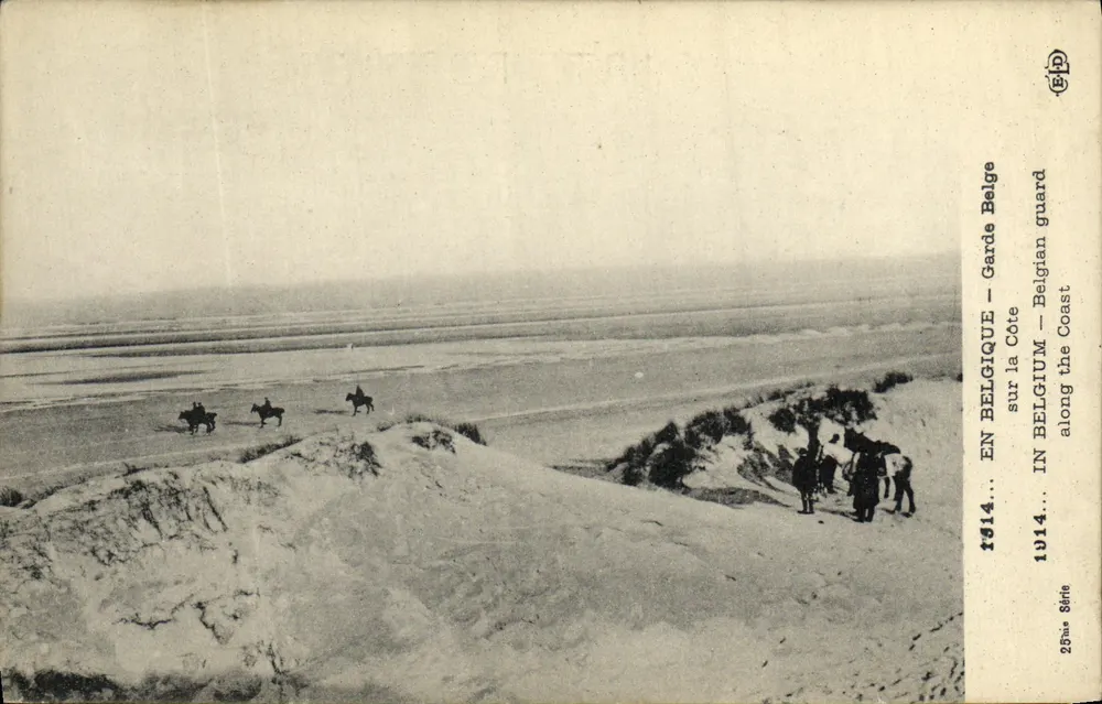 In Belgien — An der Küste — 1914 — 25. Serie - Vorderseite