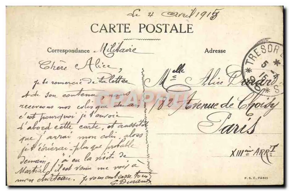 Pervyse (Belgien) — Zerstörte Häuser durch Bombardement — Krieg 1914 - Rückseite