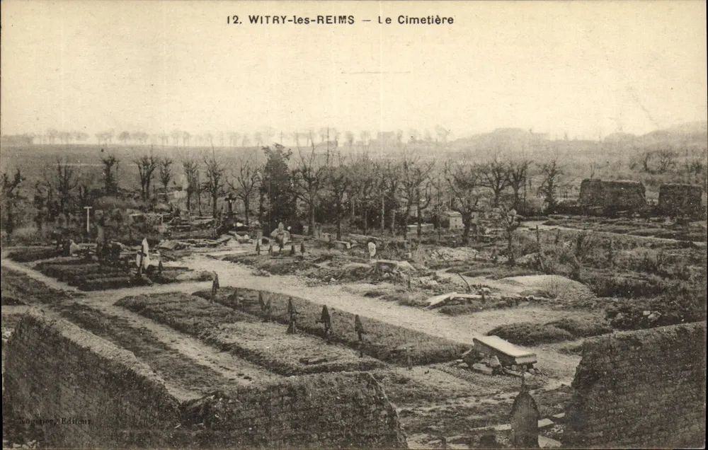 Witry-les-Reims — O Cemitério — Rangées Éditions - Frente